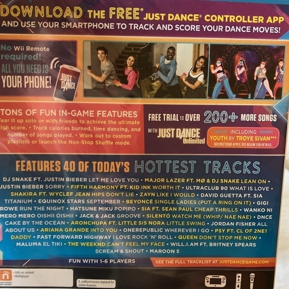 WiiU: Just Dance 2017- 40 hit songs- various artists - Picture 6 of 16